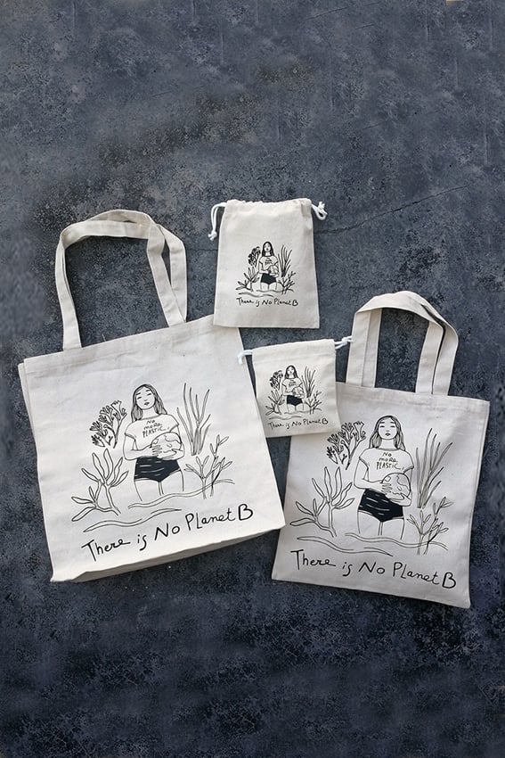Image of Cotton Bags _ NO PLANET B