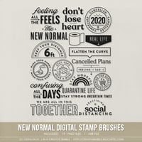 New Normal Stamp Brushes (Digital)
