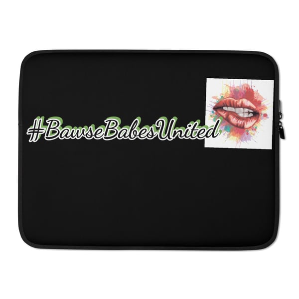 Image of #BawseBabesUnited💋 Bawsey Laptop Sleeve