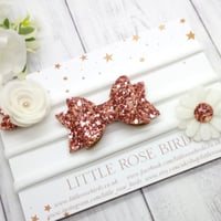 Image 2 of SET OF 3 Rose Gold Headbands or Clips 