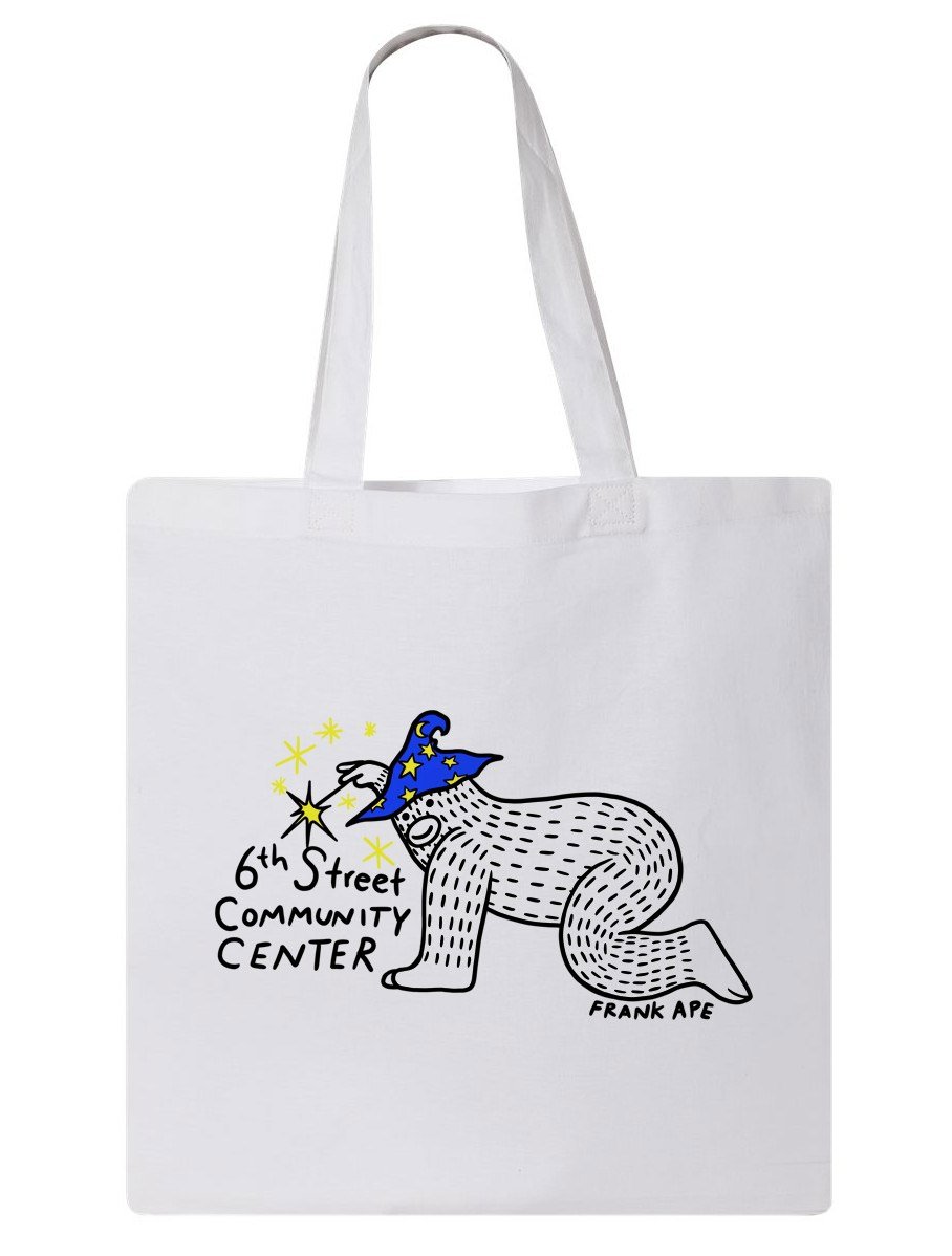 "SIXTH STREET COMMUNITY CENTER" BY FRANK APE TOTE