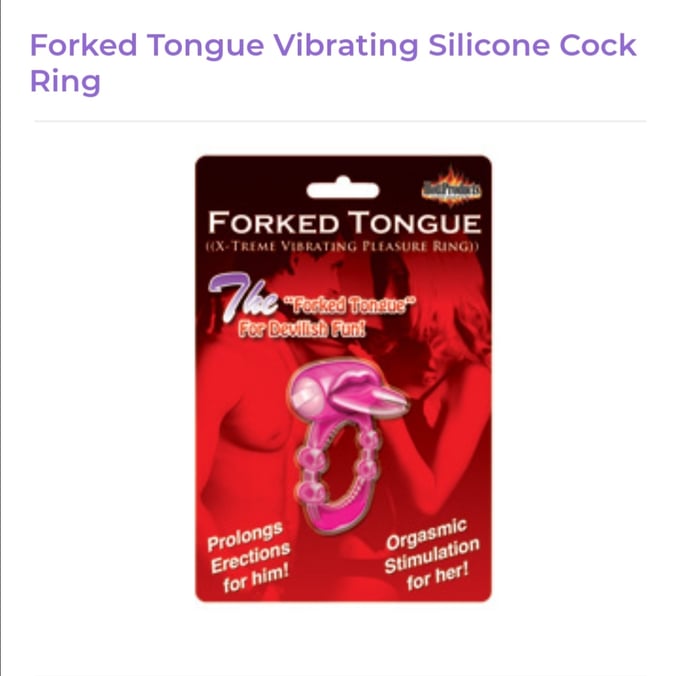 Image of Forked Tongue Cock Ring