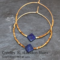 CREOLES XL LONDON BLUE