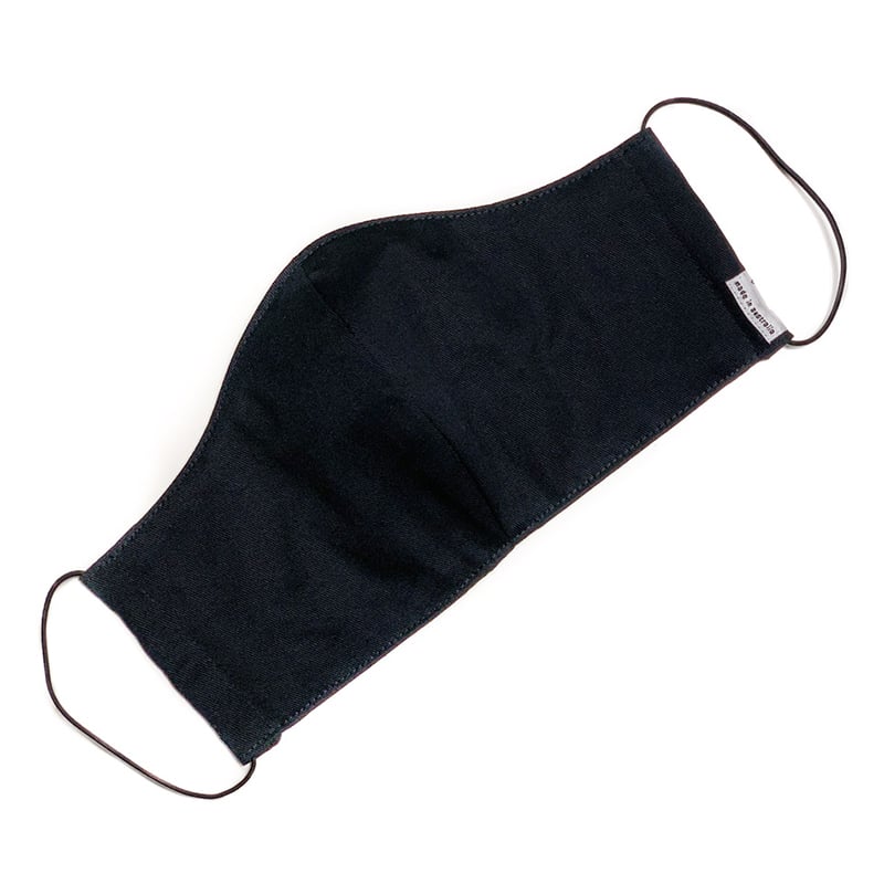 Image of Fabric Face Mask (Black Cotton Drill)