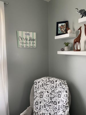 Image of Baby Announcement Canvas