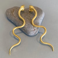 Image 3 of Snake Gold Earrings