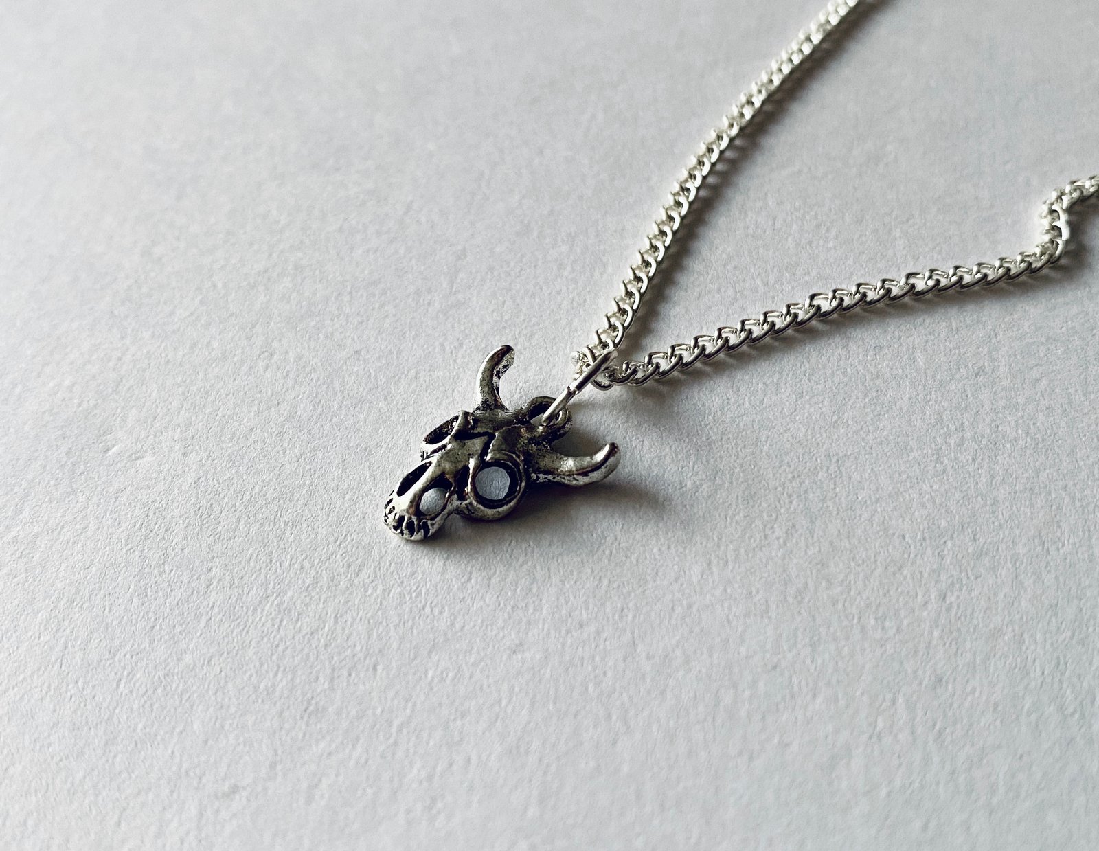 cow skull necklace