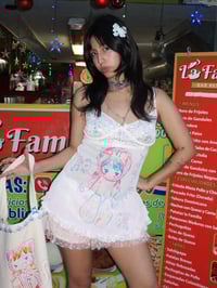 Image 1 of ♫• ℜ3𝔫 + 𝔗3𝔰0𝔯𝔬 ★ Angel bunny lingerie top 