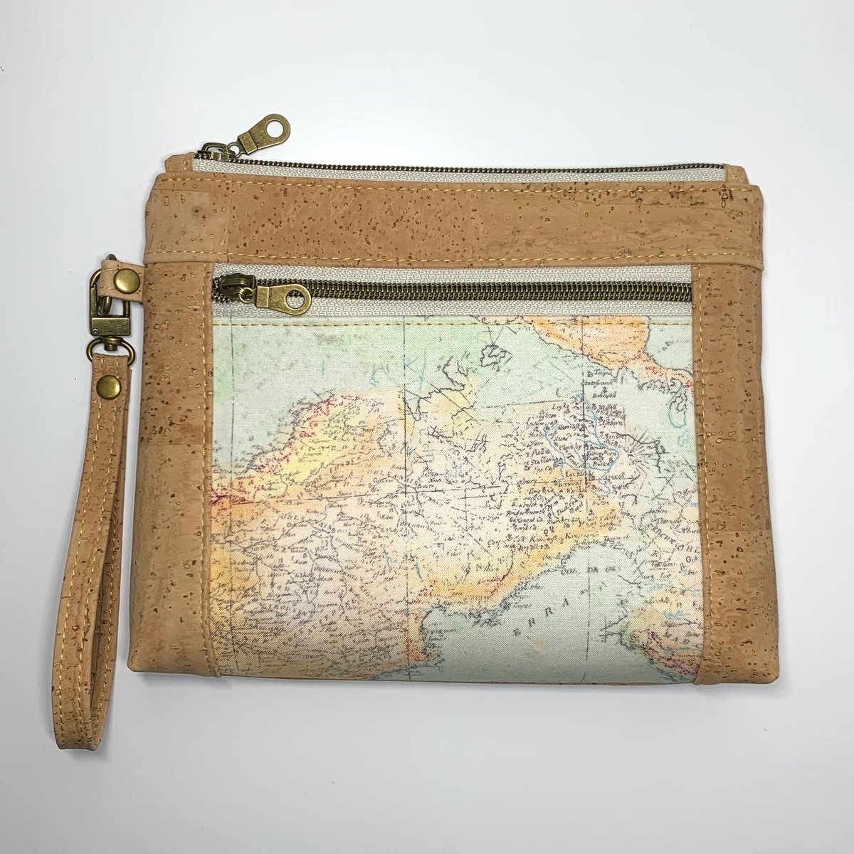 Traveler Map Daffodil Pouch 