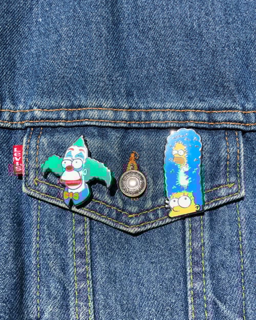 Image of Combo Pack / Happy Face & D’oH Sorry Marge / Lapel Pins