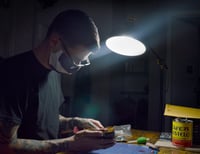 Image 2 of Handmade Leather Lighter Cover