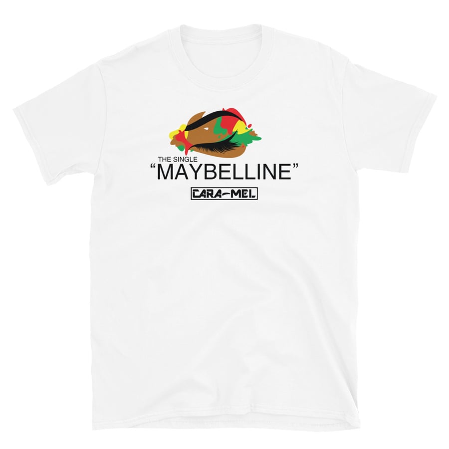 Image of Unisex Maybelline (The Single) White T-Shirt