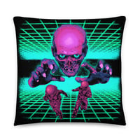 Space Zombie Throw Pillow