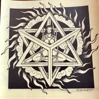 Merkaba-screen print 