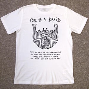 Image of Exclusive "Ode To A Beard" Beard Song Tee