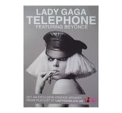 Image of LADYGAGAUK EXCLUSIVE: Telephone Promotional Wall Cling [1 AVAILABLE]
