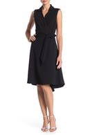 Image 3 of Tash + Sophie Sleeveless High/Low Fit & Flare Dress