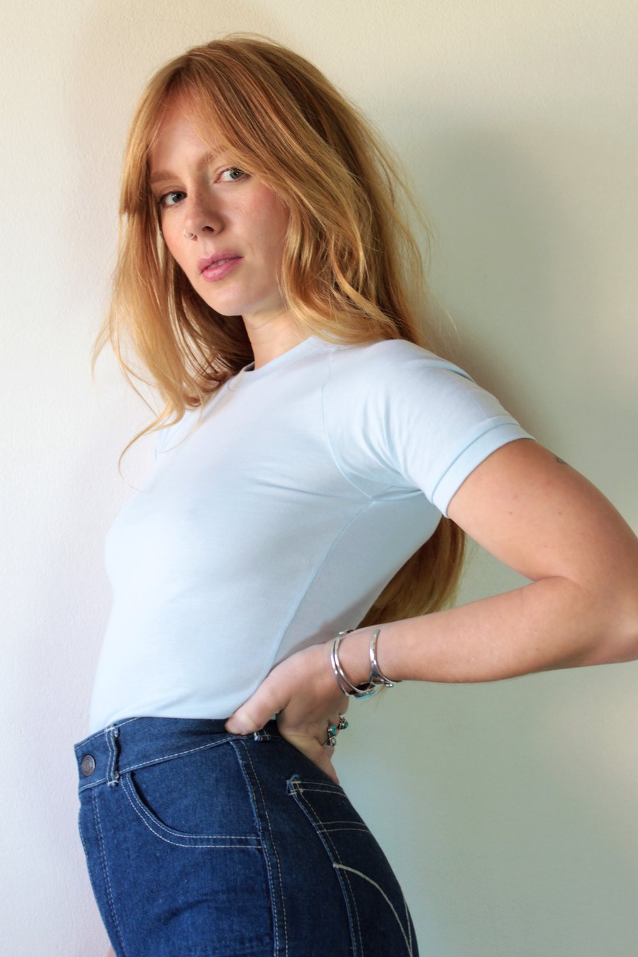 Image of Sexy Tee Muscle - Powder Blue