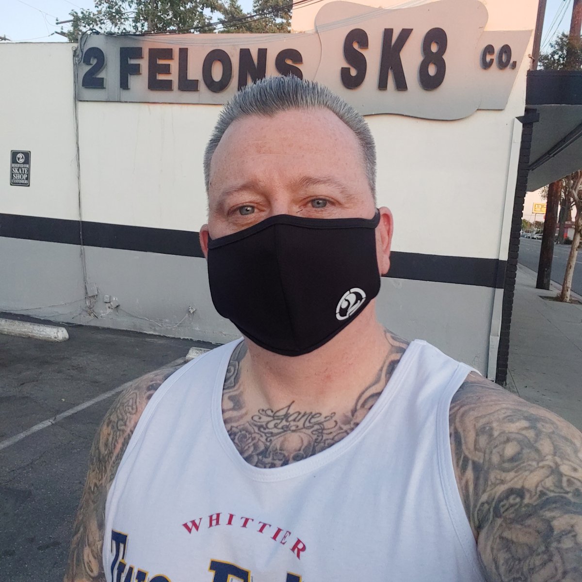 Two Felons "F*CK THIS SHIT" face mask
