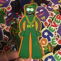 Image 1 of “Gumby Riiiiiick”- Die-Cut Sticker