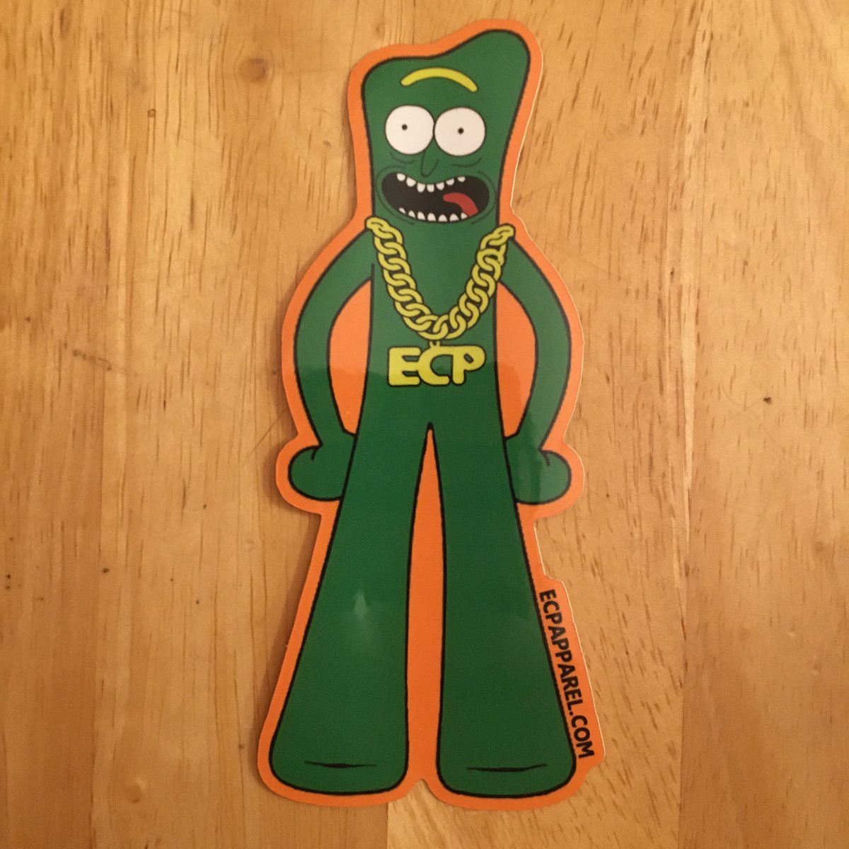 “Gumby Riiiiiick”- Die-Cut Sticker