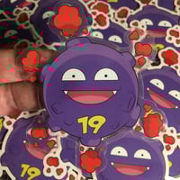 Image 2 of “Koffin’ Covid”- Die-Cut Clear Sticker