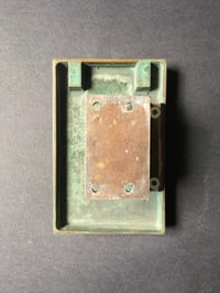 Image 5 of Bronze Door Handle and Bell Push with Brutalist Design