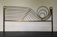 Image 2 of Decorative Brass Headboard, Mid-20th Century Italian Modern
