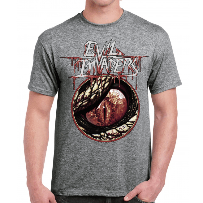 Grey T-Shirt - In For The Kill | Evil Invaders