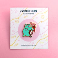 Image 1 of Frog Thief Enamel Pin