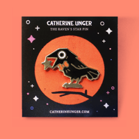 Image 1 of The Raven's Star Enamel Pin