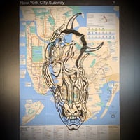 Image 1 of NYC SUBWAY MAP