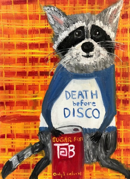 Image of Death before disco. Limited edition print.