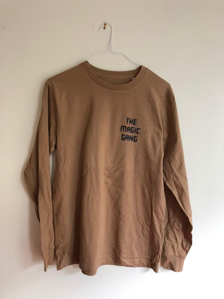 Image of 'Life of The Party' Brown Piano Longsleeve T-Shirt