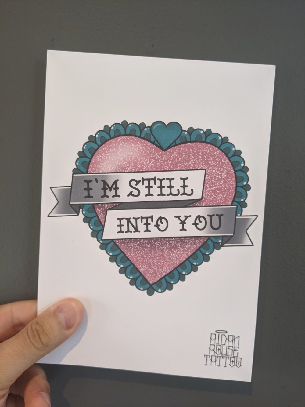 "I'm Still Into You" Paramore A5 Print