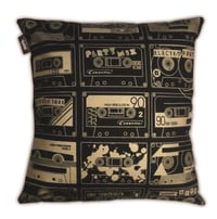 C-60 Cushion - Black and Gold
