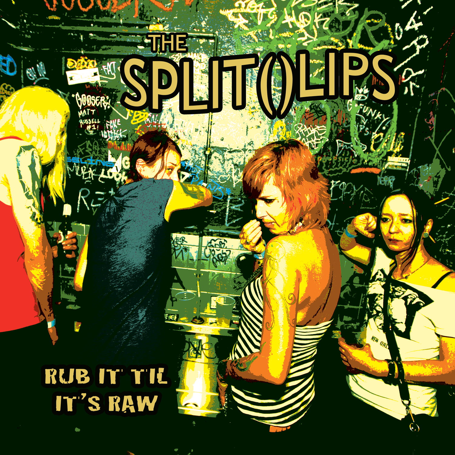Image of The Split ( ) Lips "Rub It Til It's Raw" CD
