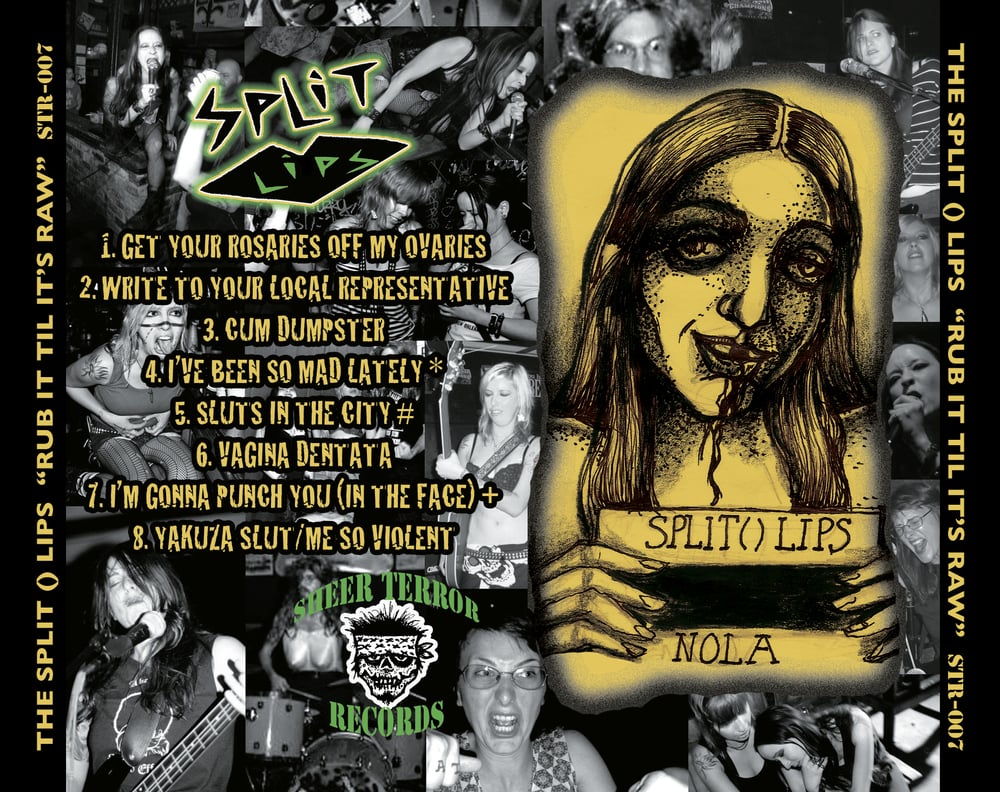 Image of The Split ( ) Lips "Rub It Til It's Raw" CD