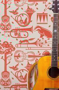 Image 2 of Pet Sounds Wallpaper - Harvest Orange