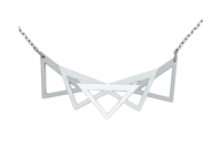 Image 1 of Silver Geo Necklace