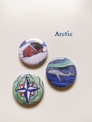 Image of 3 Pins, love, ice, arctic