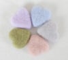 Felted Hearts - Pastel Colors