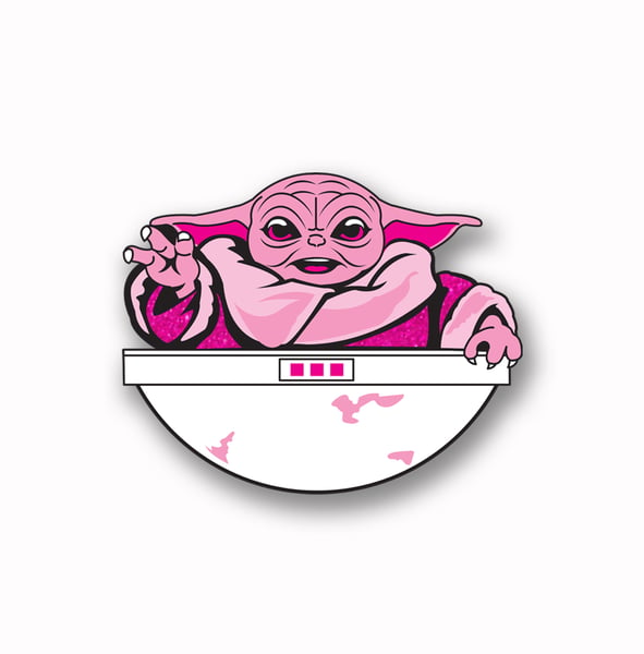 Image of Force For The Cure: Magic Hand Glitter Pin