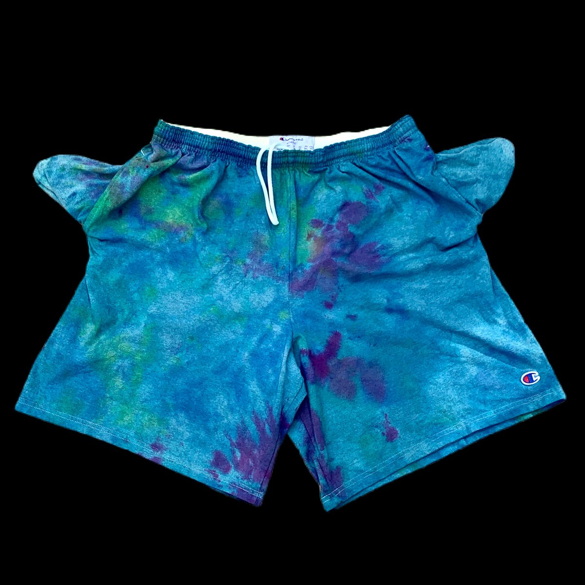 Custom Hand Dyed Champion Shorts! With Pockets!