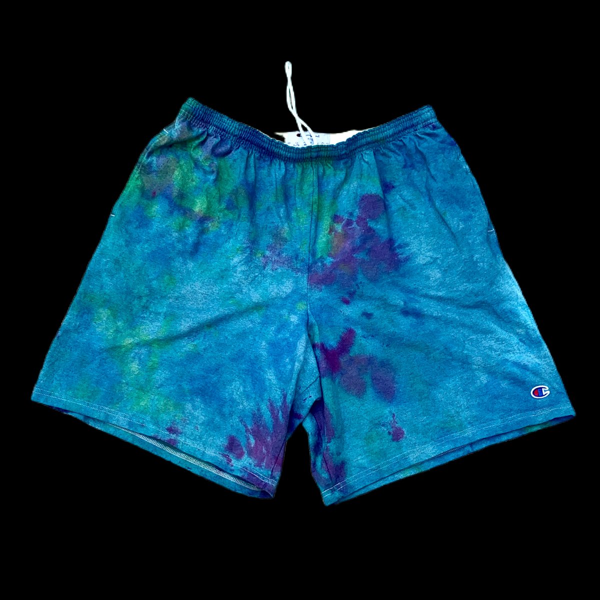 Custom Hand Dyed Champion Shorts! With Pockets!