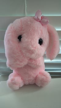 Pink Bunny with Bow