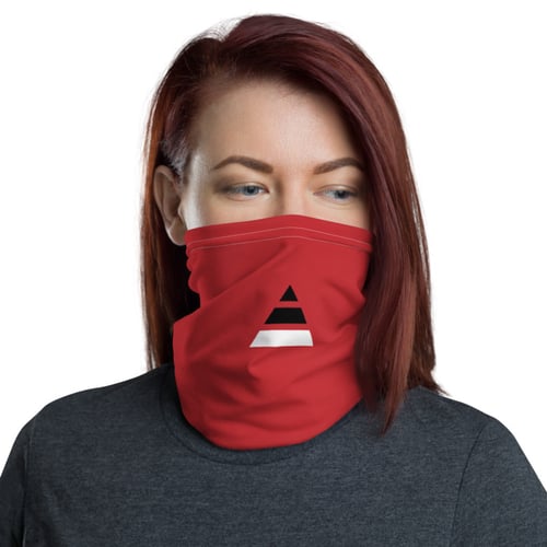 Image of Red Neck Gaiter ( black , white )