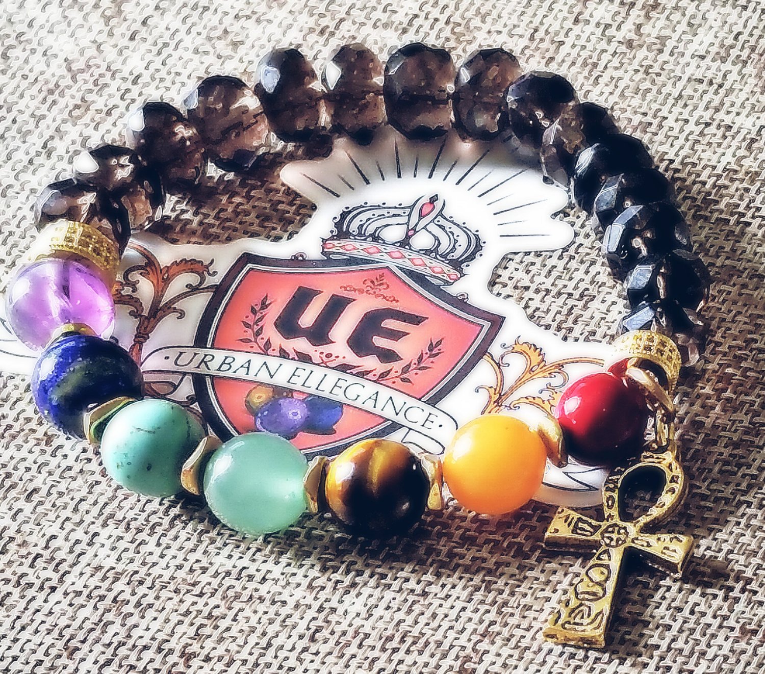 Image of UrbanEllegance Crown Jewels Chakra Bracelet