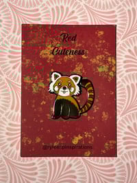 Red Panda Enamel Pin 