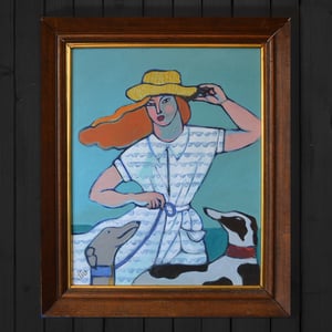 Image of Contemporary Painting, 'Grace, Maisie and Fly,' Poppy Ellis